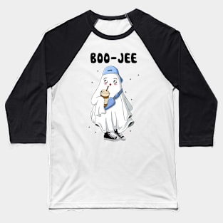 Spooky Season Cute Ghost Halloween Costume Boujee Boo-Jee Baseball T-Shirt